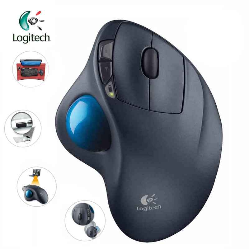 Logitech M570 Mouse with 2.4G Wireless Optical Trackball Ergonomic Mouse Gamer for Windos 10/8/7 Mac OS Support Official Test|logitech m570|mouse gamermouse mouse