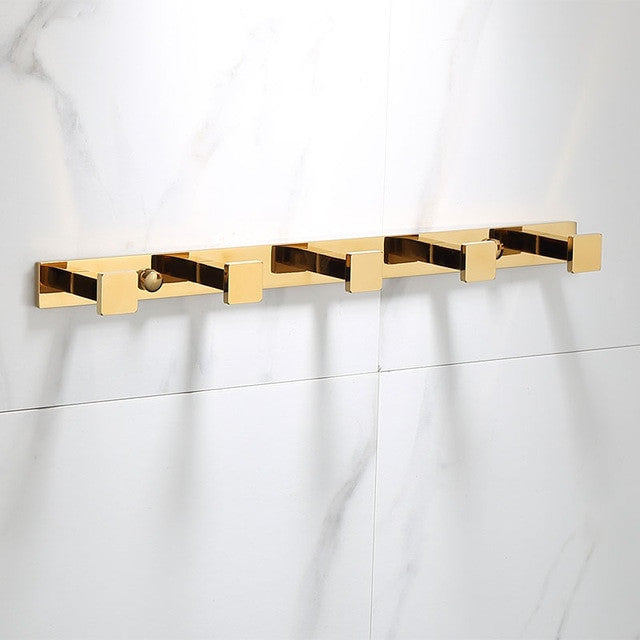 Luxury Golden Bathroom Brass Hardware Sets Towel Rack Paper holder Toilet Brush Holder Towel Holder hook Row hook Activity bar|Bath Hardware Sets - Frontier General Hardware