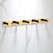 Luxury Golden Bathroom Brass Hardware Sets Towel Rack Paper holder Toilet Brush Holder Towel Holder hook Row hook Activity bar|Bath Hardware Sets - Frontier General Hardware