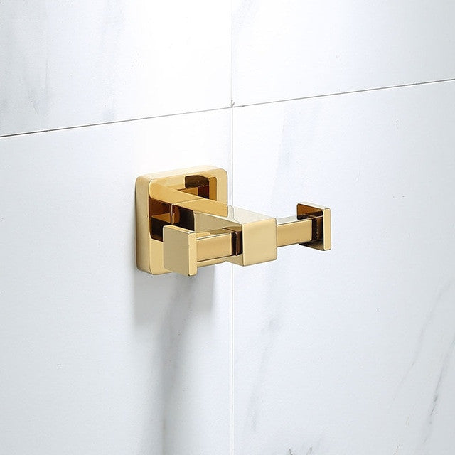 Luxury Golden Bathroom Brass Hardware Sets Towel Rack Paper holder Toilet Brush Holder Towel Holder hook Row hook Activity bar|Bath Hardware Sets - Frontier General Hardware