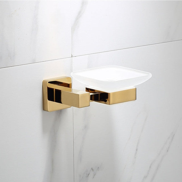 Luxury Golden Bathroom Brass Hardware Sets Towel Rack Paper holder Toilet Brush Holder Towel Holder hook Row hook Activity bar|Bath Hardware Sets - Frontier General Hardware