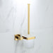 Luxury Golden Bathroom Brass Hardware Sets Towel Rack Paper holder Toilet Brush Holder Towel Holder hook Row hook Activity bar|Bath Hardware Sets - Frontier General Hardware