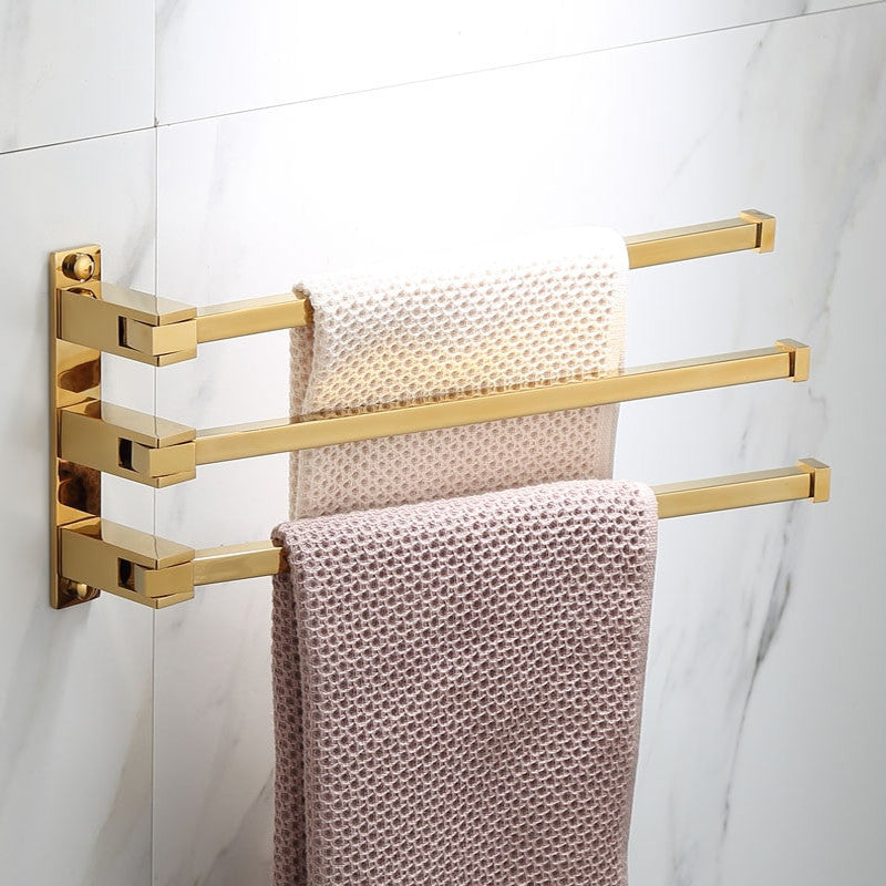 Luxury Golden Bathroom Brass Hardware Sets Towel Rack Paper holder Toilet Brush Holder Towel Holder hook Row hook Activity bar|Bath Hardware Sets - Frontier General Hardware