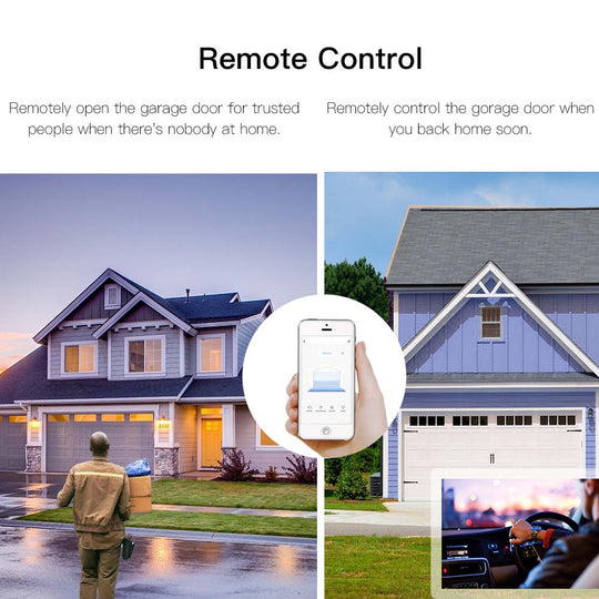 Tuya WiFi Smart Garage Door Controller Opener Sensor Remote With Smart Life App Alexa Google Home No Hub Required Frontier General Hardware