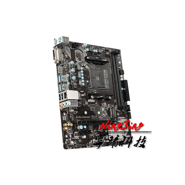 MSI B450M A PRO MAX mATX AMD B450 DDR4 4133(OC) MHz,M.2,SATAIII,USB3.2,HDMI,DVI D,32G,best support R9 Desktop CPU Socket AM4|Motherboards - Frontier General Hardware