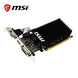 MSI GAMING GeForce GT 710 1GB GDRR3 64 bit HDCP Support DirectX 12 OpenGL 4.5 Heat Sink Low Profile Graphics Card GT710 1GD3H LP|Graphics Cards - Frontier General Hardware