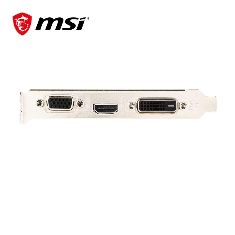 MSI GAMING GeForce GT 710 1GB GDRR3 64 bit HDCP Support DirectX 12 OpenGL 4.5 Heat Sink Low Profile Graphics Card GT710 1GD3H LP|Graphics Cards - Frontier General Hardware