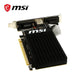 MSI GAMING GeForce GT 710 1GB GDRR3 64 bit HDCP Support DirectX 12 OpenGL 4.5 Heat Sink Low Profile Graphics Card GT710 1GD3H LP|Graphics Cards - Frontier General Hardware
