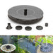 Mini Solar Fountain Solar Water Fountain Garden Pool Pond Outdoor Solar Panel Garden Decoration |Fountains & Bird Baths - Frontier General Hardware