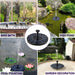 Mini Solar Fountain Solar Water Fountain Garden Pool Pond Outdoor Solar Panel Garden Decoration |Fountains & Bird Baths - Frontier General Hardware