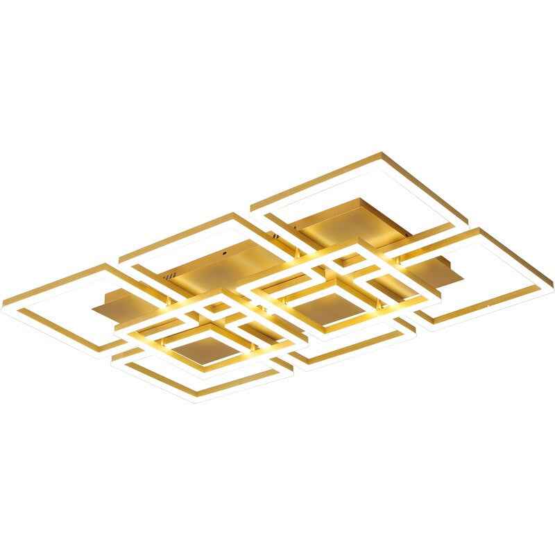 Modern LED chandelier lamps for the living room Home golden color lamps for the bedroom with remote control dimming dining room|Chandeliers