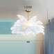 Modern Pure Ostrich Feather Pendant Lights LOFT LED Pendant Lamp Bedroom Decor Living Room Decoration Restaurant Hanging Lamps|Pendant Lights| - Frontier General Hardware