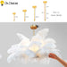 Modern Pure Ostrich Feather Pendant Lights LOFT LED Pendant Lamp Bedroom Decor Living Room Decoration Restaurant Hanging Lamps|Pendant Lights| - Frontier General Hardware