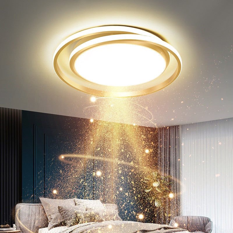 Modern Round LED Chandeliers for Bedroom Living Room Kitchen Lights Hanging Study Gold Ceiling Lamp Home Decoration Luminaria|Pendant Lights| - Frontier General Hardware