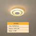 Modern ceiling lights 12w for hallway balcony corridor Coffe white light lamps bedroom luminaria teto acrylic lamparas de techo|Ceiling Lights - Frontier General Hardware