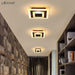 Modern ceiling lights 12w for hallway balcony corridor Coffe white light lamps bedroom luminaria teto acrylic lamparas de techo|Ceiling Lights - Frontier General Hardware