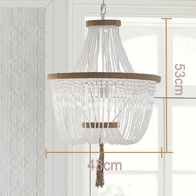 Modern minimalist round wooden beads E27 led pendant lamp children bedroom crystal pendant light living room hotel kitchen lamps|Pendant Lights - Frontier General Hardware