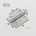 More authentic 304 stainless steel door hinge small cupboard door hinge 1/1.5/2/2.5/3.5 inch 4 inches|Door Hinges
