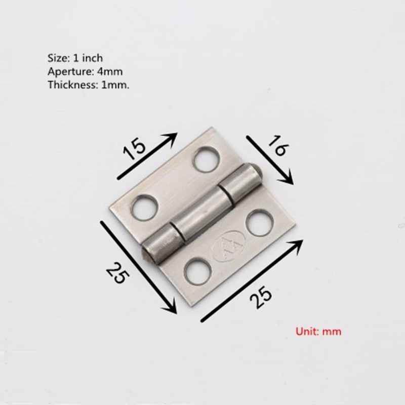 More authentic 304 stainless steel door hinge small cupboard door hinge 1/1.5/2/2.5/3.5 inch 4 inches|Door Hinges