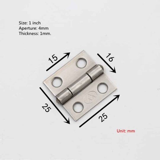 More authentic 304 stainless steel door hinge small cupboard door hinge 1/1.5/2/2.5/3.5 inch 4 inches|Door Hinges
