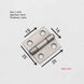 More authentic 304 stainless steel door hinge small cupboard door hinge 1/1.5/2/2.5/3.5 inch 4 inches|Door Hinges