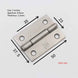 More authentic 304 stainless steel door hinge small cupboard door hinge 1/1.5/2/2.5/3.5 inch 4 inches|Door Hinges