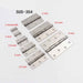 More authentic 304 stainless steel door hinge small cupboard door hinge 1/1.5/2/2.5/3.5 inch 4 inches|Door Hinges