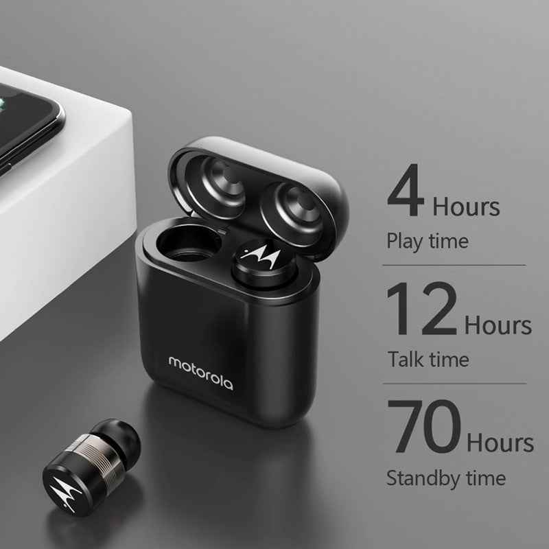Motorola Vervebuds 110 TWS Bluetooth 5.0 Wireless Earphone Earbuds Mini in ear VB 110 Headphones Headset Touch verve buds 110|Bluetooth Earphones & Headphones