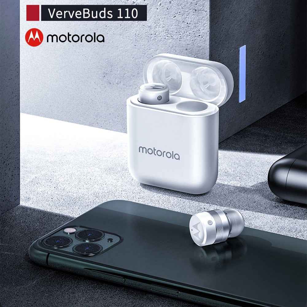 Motorola Vervebuds 110 TWS Bluetooth 5.0 Wireless Earphone Earbuds Mini in ear VB 110 Headphones Headset Touch verve buds 110|Bluetooth Earphones & Headphones