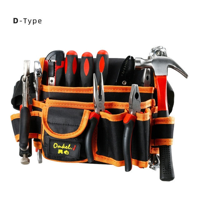 Multi functional Electrician Tools Bag Waist Pouch Belt Storage Holder Organizer Garden Tool Kits Waist Packs Oxford Cloth|Tool Bags - Frontier General Hardware
