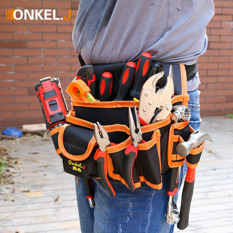 Multi functional Electrician Tools Bag Waist Pouch Belt Storage Holder Organizer Garden Tool Kits Waist Packs Oxford Cloth|Tool Bags - Frontier General Hardware