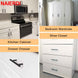 NAIERDI Brushed Black Gold Kitchen Door Handles Stainless Steel Straight Cupboard Handles Knobs Cabinet Pull Furniture Handle|Cabinet Pulls