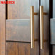 NAIERDI Brushed Black Gold Kitchen Door Handles Stainless Steel Straight Cupboard Handles Knobs Cabinet Pull Furniture Handle|Cabinet Pulls