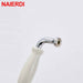 NAIERDI Modern Ceramic Cabinet Handles Zinc Alloy Drawer Knobs Bright Chrome Wardrobe Door Handles Furniture Handle 96mm/128mm|Cabinet Pulls
