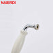 NAIERDI Modern Ceramic Cabinet Handles Zinc Alloy Drawer Knobs Bright Chrome Wardrobe Door Handles Furniture Handle 96mm/128mm|Cabinet Pulls