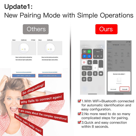 Moes WiFi Smart Light Switch RF433 No Neutral 110V 220V Works with Alexa Google Home Tuya App Control 1 2 3 Gang Frontier General Hardware