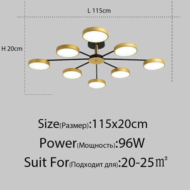 New 220v Led Chandelier For Living Room Bedroom Home Chandelier Modern Led Ceiling Chandelier Lamp Lighting Chandelier|Chandeliers - Frontier General Hardware
