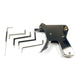 Locksmith Lock Gun with Transparent Practice Locks Broken Key Extractor Pick Tool Set