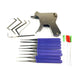 Locksmith Lock Gun with Transparent Practice Locks Broken Key Extractor Pick Tool Set