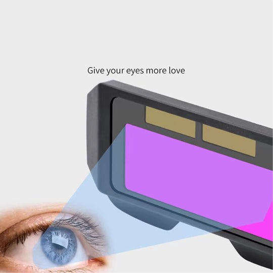 New Solar energy Automatic dimming Welding glasses specialty Welding goggles glare arc Eye protection Safety glasses Frontier General Hardware