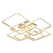 New led Chandelier Lights For Living Room Dining Kitchen Bedroom Home Modern Rectangle Ceiling Lamp Lighting Fixtures|Chandeliers