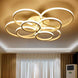 New led Chandelier Lights For Living Room Dining Kitchen Bedroom Home Modern Rectangle Ceiling Lamp Lighting Fixtures|Chandeliers