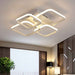 New led Chandelier Lights For Living Room Dining Kitchen Bedroom Home Modern Rectangle Ceiling Lamp Lighting Fixtures|Chandeliers