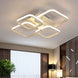 New led Chandelier Lights For Living Room Dining Kitchen Bedroom Home Modern Rectangle Ceiling Lamp Lighting Fixtures|Chandeliers