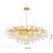 Nordic LED Luxury Crystal Chandelier Lighting for Home Decoration LOFT Kitchen Dining Living Room Hotel Hall Art Indoor Lights|Chandeliers| - Frontier General Hardware