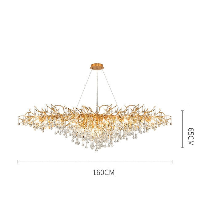 Nordic LED Luxury Crystal Chandelier Lighting for Home Decoration LOFT Kitchen Dining Living Room Hotel Hall Art Indoor Lights|Chandeliers| - Frontier General Hardware