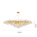 Nordic LED Luxury Crystal Chandelier Lighting for Home Decoration LOFT Kitchen Dining Living Room Hotel Hall Art Indoor Lights|Chandeliers| - Frontier General Hardware
