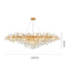 Nordic LED Luxury Crystal Chandelier Lighting for Home Decoration LOFT Kitchen Dining Living Room Hotel Hall Art Indoor Lights|Chandeliers| - Frontier General Hardware