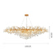 Nordic LED Luxury Crystal Chandelier Lighting for Home Decoration LOFT Kitchen Dining Living Room Hotel Hall Art Indoor Lights|Chandeliers| - Frontier General Hardware