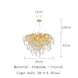 Nordic LED Luxury Crystal Chandelier Lighting for Home Decoration LOFT Kitchen Dining Living Room Hotel Hall Art Indoor Lights|Chandeliers| - Frontier General Hardware